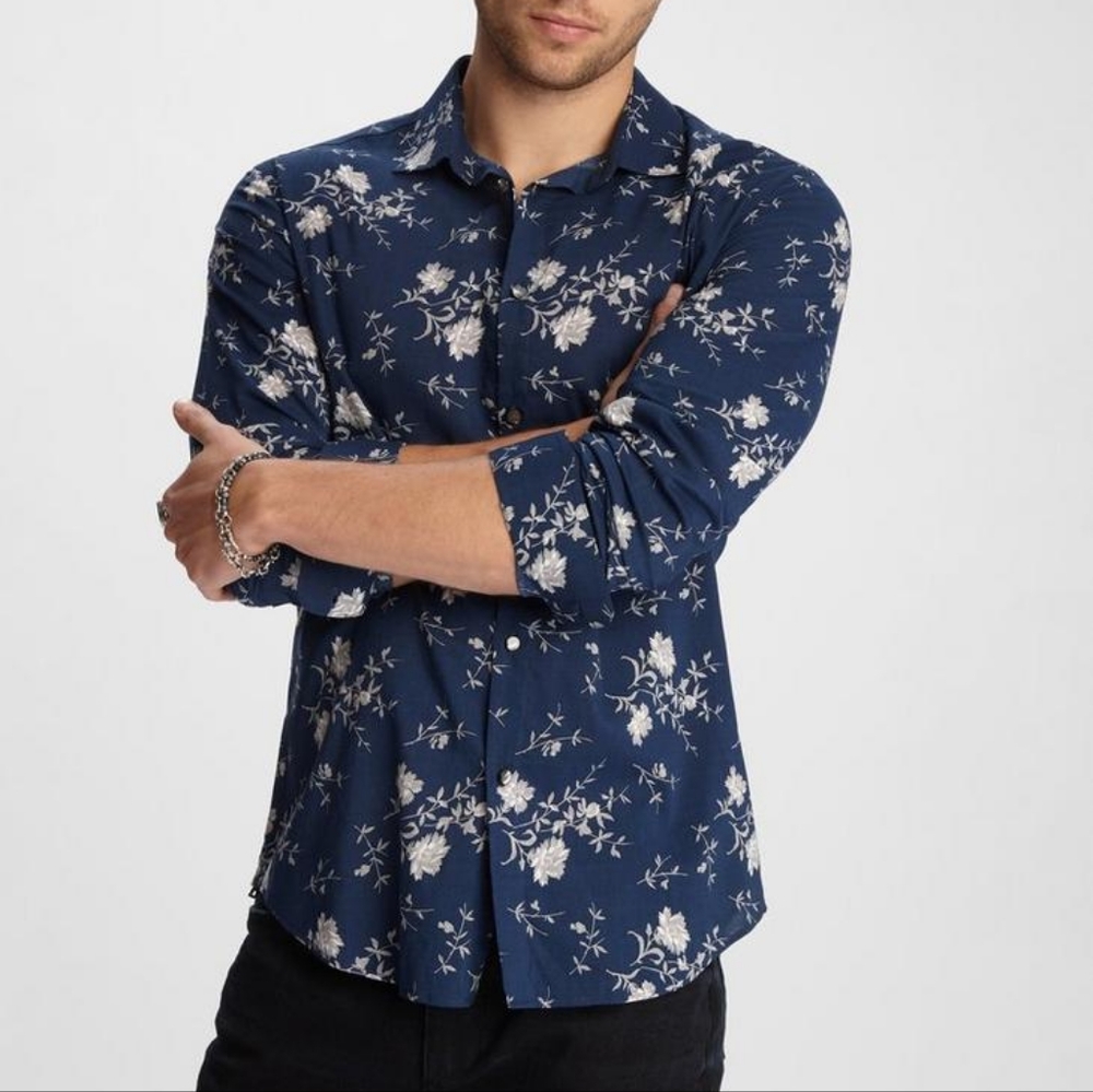 Slim Fit Floral Shirt